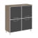 Шкаф квадратный Ялта LT.SD-1.2 R black Вяз Благородный/Стекло Black 1098*452*1168_3881733