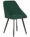 Стул обеденный DOBRIN STELLA (ЭМАЛЬ ЧЕРНЫЙ МУАР велюр Catania Izumrud)_278788