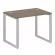 Стол письменный на О-образном м/к METAL SYSTEM БО.СП-1 Вяз/Серый_246973