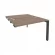 Стол-приставка двойной на П-образном м/к к опорным элем. ONIX O.MP-D.SPR-2.7 Дуб Аризона/Антрацит_240966