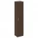 Шкаф высокий узкий правый (1 высокая дверь ЛДСП) NOVA S В.СУ-1.9 R Венге Цаво_226357