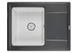 Кухонная мойка HIBRID HI-65 Черный-арктик_170368
