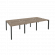 Рабочая станция на П-образном м/к ONIX O.MP-D.RS-6.1.7 Тиквуд Темный/Антрацит_252641