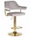 Стул барный DOBRIN CHARLY GOLD Серый велюр MJ9-75_266775