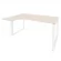 Стол эргономичный левый на О-образном м/к ONIX O.MO-SA-4L Денвер Светлый/Белый_242148