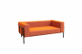 Диван двухместный Флекс FLX-2 Velvet Lux 72/Металл Черный 1750*915*690_3678879