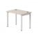 Стол прямой на металлокаркасе, опоры 45 гр Everprof EVO 254S001 Кашемир Белый_2485143