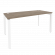Стол рабочий на П-образном м/к ONIX O.MP-SP-4.7 Тиквуд Темный/Белый_252069