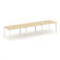 Стайл Проджект Стол переговорный SN-59P.SPRG-023 Акация Лорка/Металл Белый 4140*980*750 _3814476