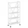 Стеллаж на колесных опорах - 5 полок LOFT VR.L-MST.K-5.8 Металл белый Белый Бриллиант_227463