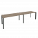 Рабочая станция на П-образном м/к ONIX O.MP-RS-2.4.7 Тиквуд Темный/Антрацит_252120