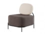 Диван одноместный Джайв JVE-1 Velvet lux 58/Velvet lux 100/Металл Черный 670*720*770_3694237