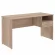 Стол письменный (S-1400) с правой подвесной тумбой Дуб Сонома Светлый_32197