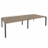 Рабочая станция на П-образном м/к ONIX O.MP-D.RS-4.4.7 Тиквуд Темный/Антрацит_252613