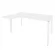 Стол эргономичный левый на П-образном м/к ONIX O.MP-SA-4L Белый Бриллиант_240828