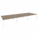 Рабочая станция на П-образном м/к ONIX O.MP-D.RS-6.4.8 Тиквуд Темный/Белый_252712