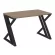 Стол рабочий LOFT VR.L-SRZ-2.7 Металл черный Дуб Аризона_226882
