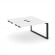 Стайл Проджект Стол-приставка к опор. элем. SN-59O.DPRS-013 Белый/Металл Черный/Черный Заглушка 1380 _3817045