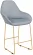 Стул барный Kent (Б) Грей/Линк Золото_234823