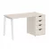Стол письменный HOME OFFICE VR.SP-3-138.4.A Денвер Светлый/Белый металл_228572