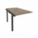 Наборный элемент рабочей станции на м/к ONIX O.M-2.NRS-0.7 Тиквуд Темный/Антрацит_252715