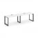 Стайл Проджект Рабочая станция односторонняя SN-59O.ORS-001 Белый/Металл Антрацит/Черный Заглушка 19 _3861141