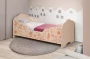 Кровать детская с фотопечатью Малышка №4 700*1400 Дуб млечный_201592
