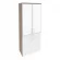 Шкаф высокий широкий ONIX O.ST-1.2R white Тиквуд Темный/Белый_254730